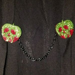Poison Apple cardigan clips